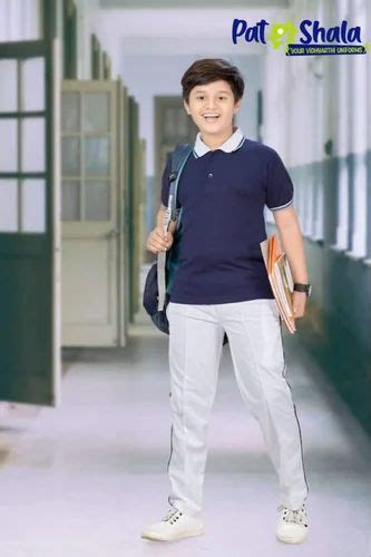 Hosiery Boys PatShala School Uniform T Shirts, Size: 20 to 48 at Rs 200/piece in Coimbatore