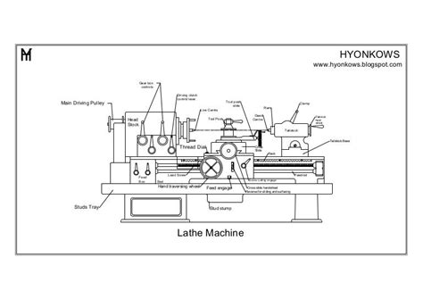 lathe machine 2d cad drawing - colourPencilArtDrawingsCreativeEasy