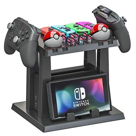 Skywin Organizer and Stand for Nintendo Switch - Storage Stand and Organizer Compatible with ...