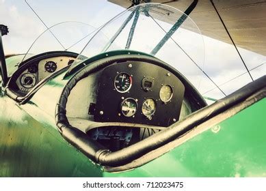 Old Airplane Cockpit Detail Featuring Aircraft Stock Photo 712023475 | Shutterstock