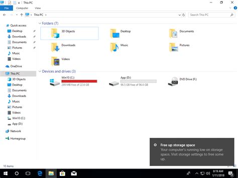 Windows 10 c drive filling up - forclubs