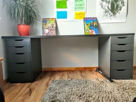 Large IKEA desk, New, ALEX/LINNMON Table Black-brown/grey | in Crewe Toll, Edinburgh | Gumtree