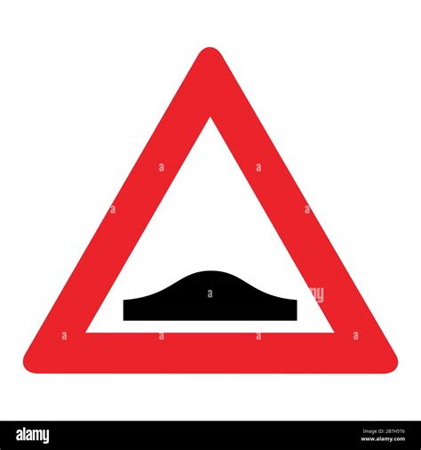 Bump traffic sign Stock Vector Image & Art - Alamy