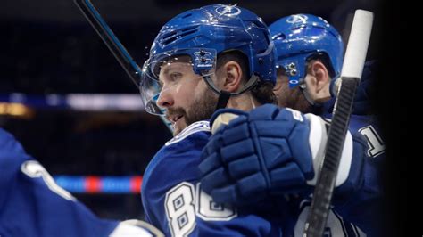 Nikita Kucherov Stanley Cup - Kucherov strikes again as Lightning top ...