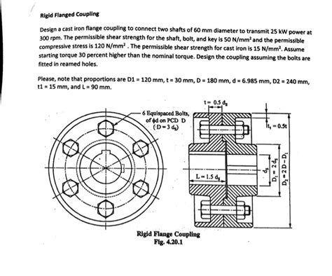 design procedure for flange coupling - technicalsketchinganddrawing