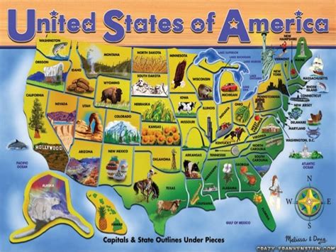 Famous landmarks in the United States of America