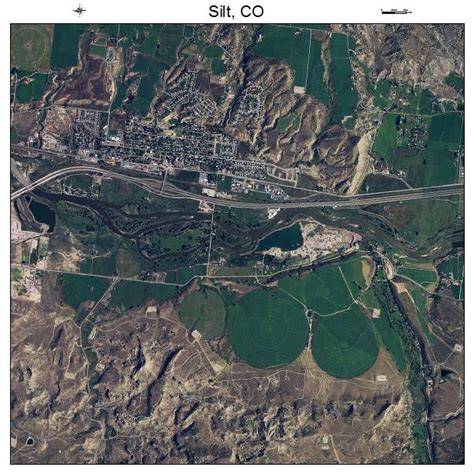 Aerial Photography Map of Silt, CO Colorado