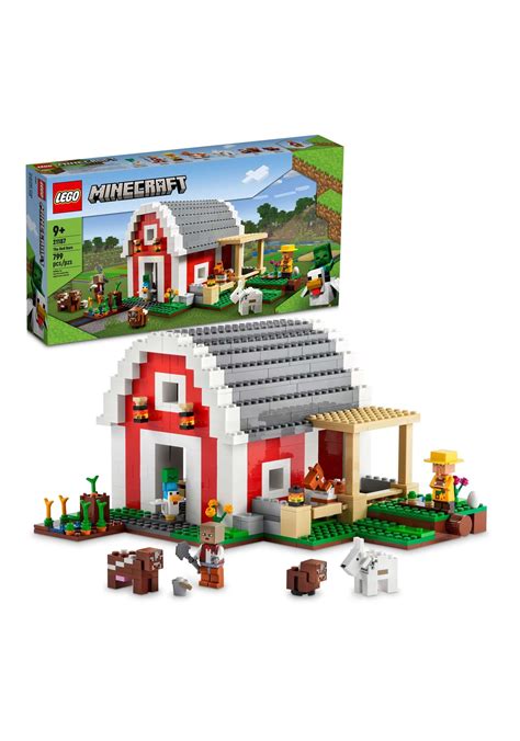 LEGO Minecraft The Red Barn Play Set for Kids