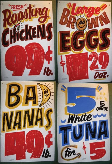 Sign painting lettering, Hand painted signs vintage, Painted signs