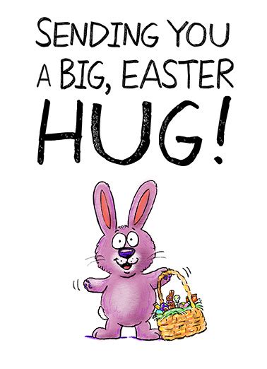 Funny Easter Card - "Sweet Easter Hug" from CardFool.com