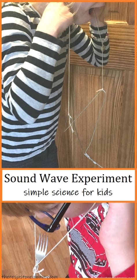 Simple Sound Wave Experiment for Kids | There's Just One Mommy