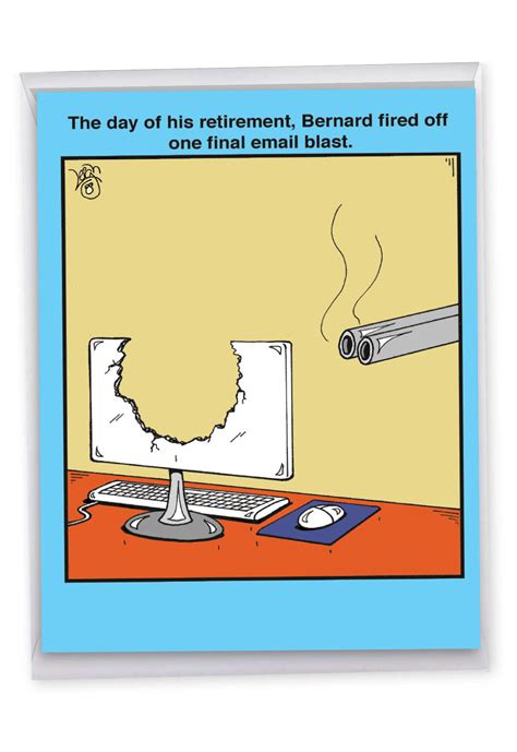 Email Blast: Humor Retirement Jumbo Greeting Card