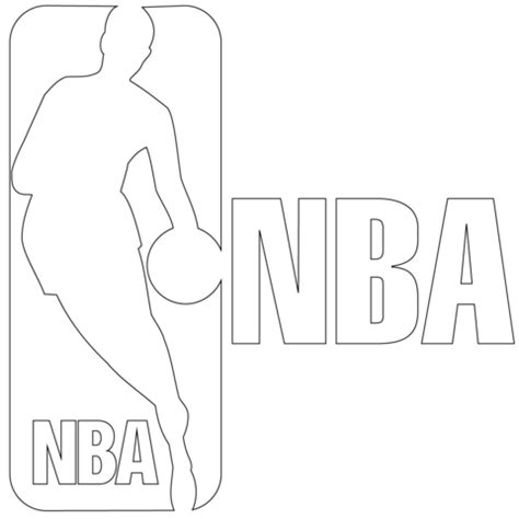 Ausmalbild: NBA Logo | Ausmalbilder kostenlos zum ausdrucken