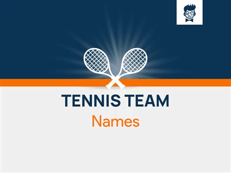 Tennis Team Names: 691+ Crazy And Cool Names