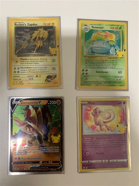 25th anniversary pokemon cards, Hobbies & Toys, Toys & Games on Carousell