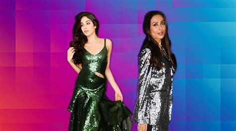 Janhvi Kapoor and Malaika Arora give ‘New Year party fashion’ inspiration in sequin outfits ...