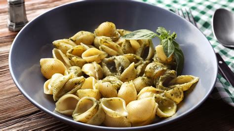 Conchiglie With Pesto Cream Sauce - Chef's Mandala