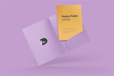 Free Pocket Folder Mockup - Mockup Daddy