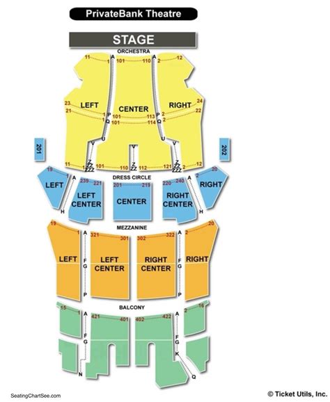 Chicago Theater Seating Chart