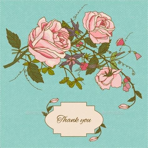 8+ Floral Thank You Cards - Free Sample, Example, Format