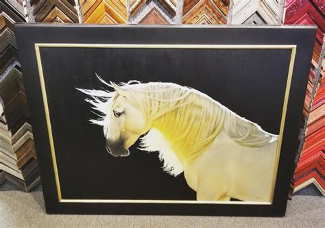 Beautiful large original Horse painting | Frame de Art