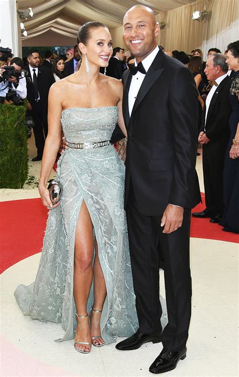 Hannah Davis and Derek Jeter | Cutest Couples at the Met Gala 2016 | Us ...