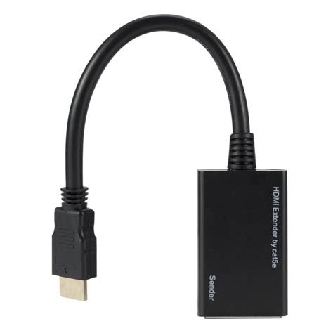 HDMI Extender To RJ45 CAT5e CAT6 Converter 1080P LAN Ethernet Network ...