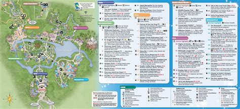 2014 Animal Kingdom Park Map - Walt Disney World Park Maps - WDWFans