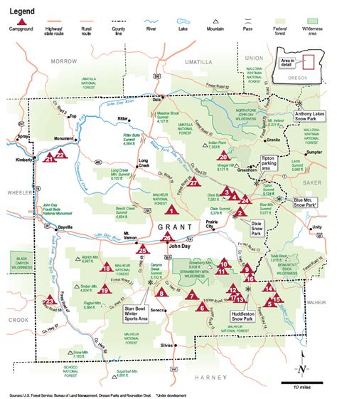 Maps – Grant County Oregon Chamber of Commerce