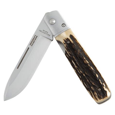 Fallkniven GPs Gentleman's Pocket Knife Stag Handle | Shop Online Now at Ambler Direct