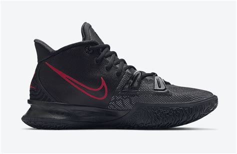 Nike Kyrie 7 Black University Red Bred CQ9327-001 Release Date - SBD