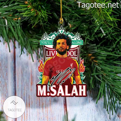 Liverpool - Mohamed Salah Xmas Ornament - Tagotee