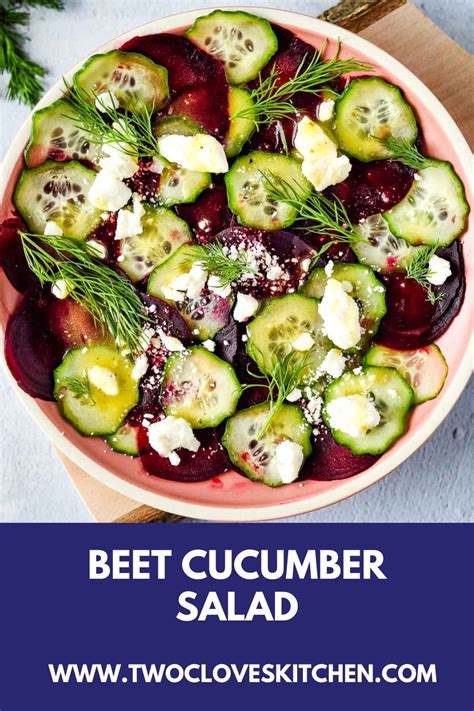 Beet Cucumber Salad with Feta and Dill | Recipe in 2023 | Beet recipes ...