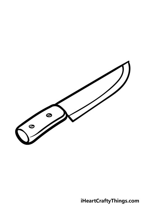 How To Draw A Knife