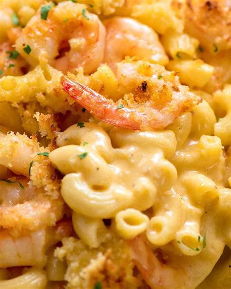 Garlic Shrimp Mac and Cheese | RecipeTin Eats