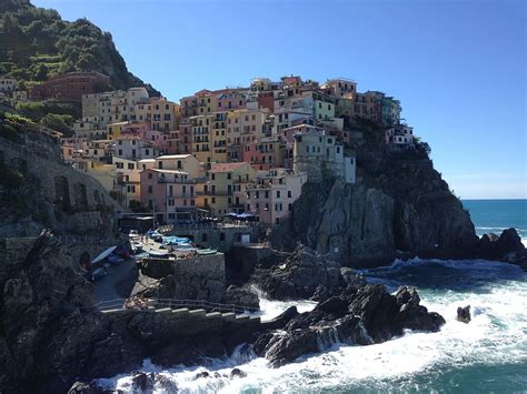 cinque terre, sea, italy, houses, colors, beach, holiday, liguria, water, summer | Pxfuel