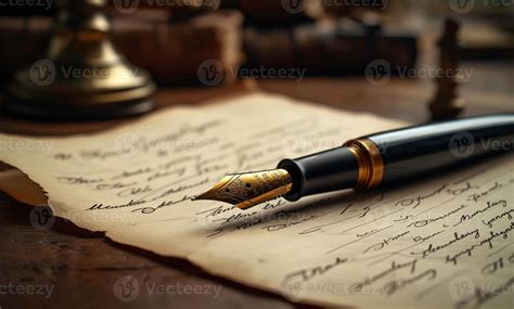 AI generated Quill pen adds an antique touch to signing an elegant ...