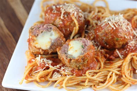 Mozzarella Stuffed Meatballs Recipe - BlogChef