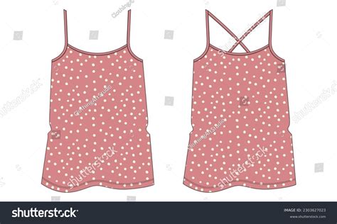 Ladies Tank Top Flat Sketch: Over 1,011 Royalty-Free Licensable Stock Vectors & Vector Art ...