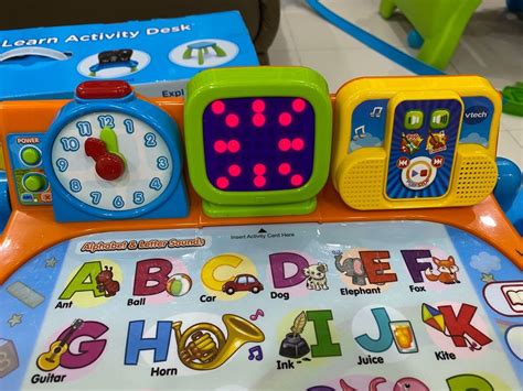 Vtech Touch & Learn Activity Desk (3 - 6 years old), Babies & Kids, Toys & Walkers on Carousell