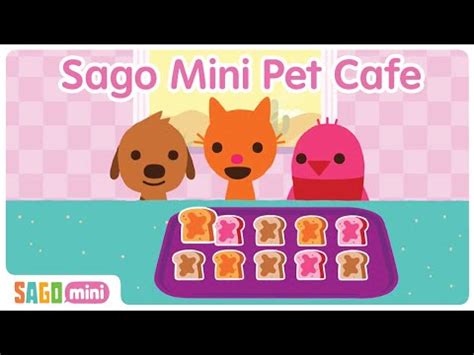 Sago Mini Pet Cafe - app demo for kids - YouTube