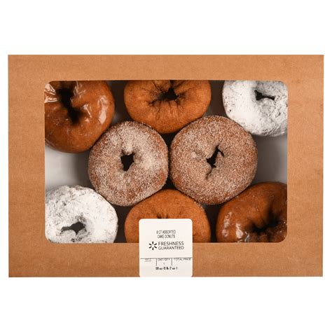 Freshness Guaranteed Assorted Cake Donuts, 18 oz, 8 Count - Walmart.com ...