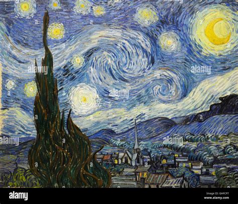 The Starry Night 1889 By Vincent Van Gogh Printable W - vrogue.co