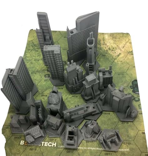 BattleTech/CityTech - Classic - Individual Mapscale Buildings