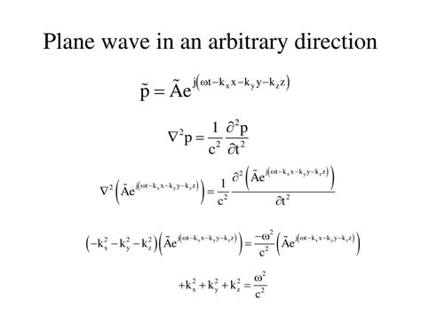 PPT - Acoustic Wave Equation PowerPoint Presentation, free download - ID:5772264