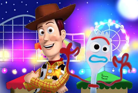 Toy Story 4 Woody and Forky by SailorMoonEternal on DeviantArt