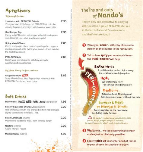 Nando's Chicken restaurant on Park Street, Bristol - Everymenu