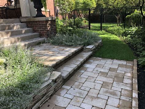 Paver Walkway & Steps, Evanston, IL - Landscape Design Build Contractor ...