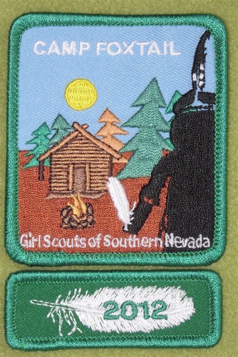 Girl Scouts Southern Nevada Camp Foxtail patch and 100th anniversary ...