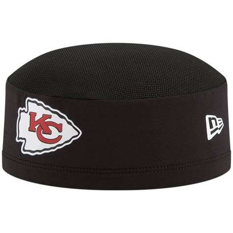 Men's New Era Black Kansas City Chiefs NFL 100 Sideline Team Skull Cap